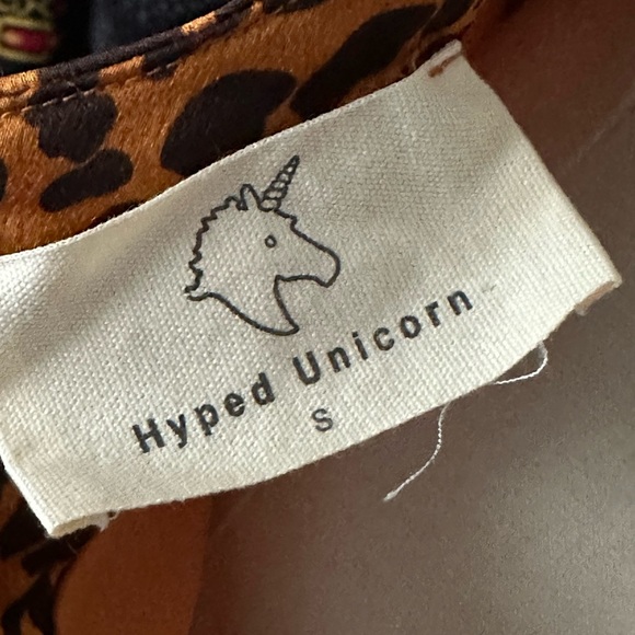 HYPED UNICORN Leopard Print MIDI Slip Dress Low Back Mob Wife Animal Print, S - Picture 11 of 15